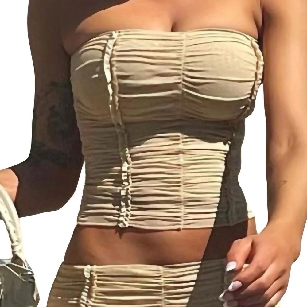 IAMGIA Ruched Tube Top - Picture 5 of 7
